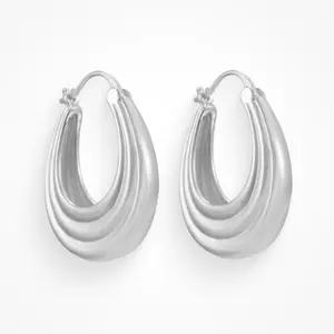 EVRY JEWELS Gold or Silver Plated Women's Hypoallergenic Monte Carlo Earrings