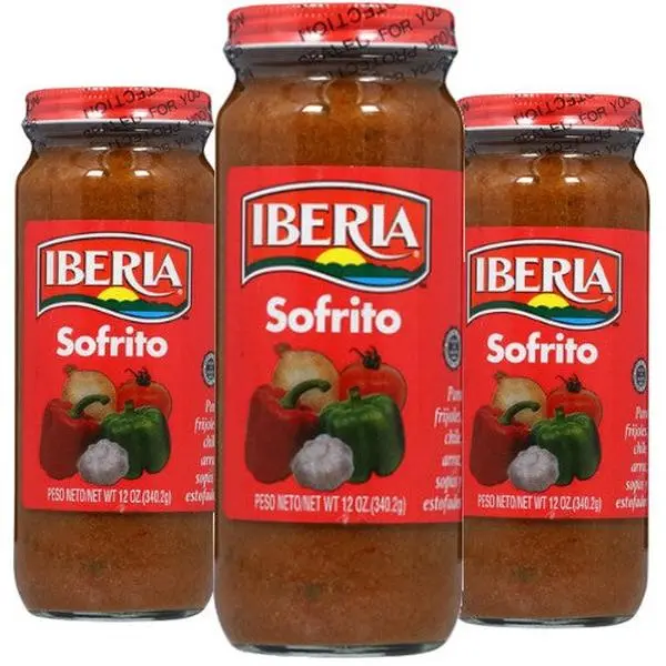 Iberia Sofrito Seasoning, 12 oz, Pack of 3, Rich Flavor Cooking Sauce for Staples & Cooking Needs