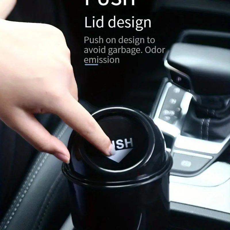 Multi-Functional Car Trash Can: Keep Your Car Clean & Organized with This 2-in-1 Shelf Bucket!