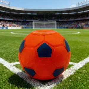 2-Pack Retro Creative Stress Relief Finger Gyroscope Toy, 35mm Venting Pressure Football Fidget Spinner, Relaxation Toys