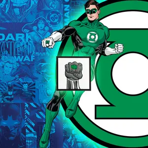 Green Lantern Guardian Ring Patch