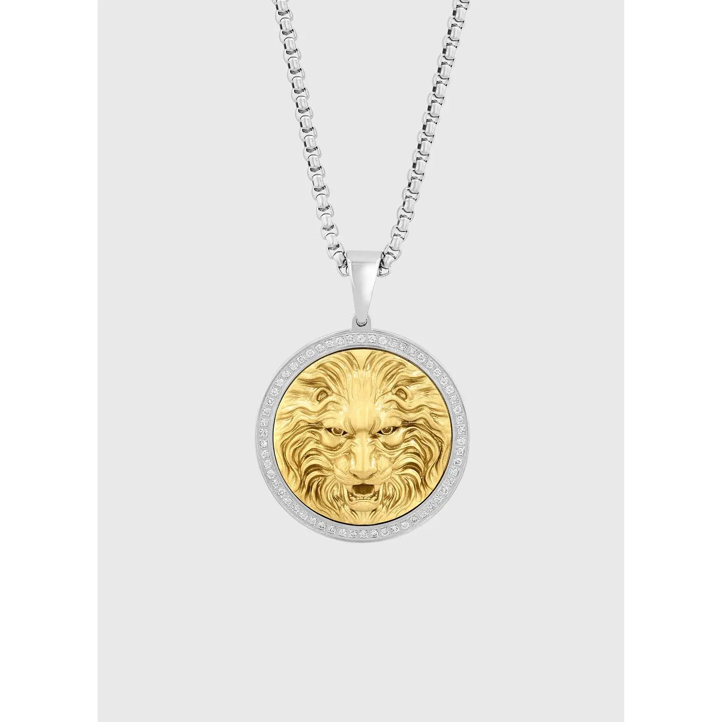 Regal Lion Diamond Medallion