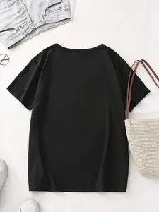 Unisex Short Sleeve Medium Length Summer Casual Streetwear Soft Comfortable Fabric for Daily Wear Outings or Gifting Fast Priority Shipping