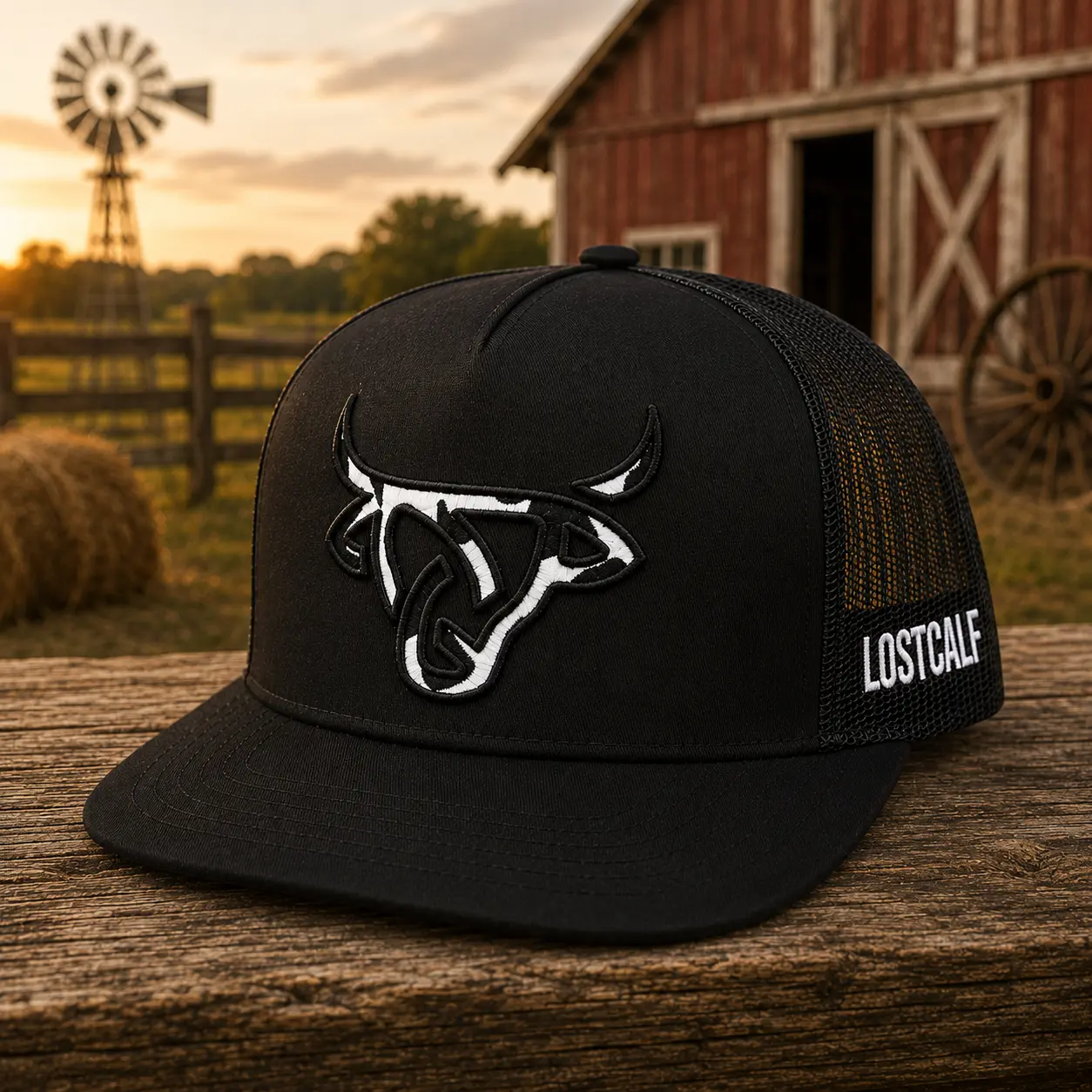 White/ Black Western Bull Skull Cow Embroidered Trucker Hat, Cowboy Mesh Snapback Cap, Ranch Style Western Hat, Country Rodeo Gift for Men & Women