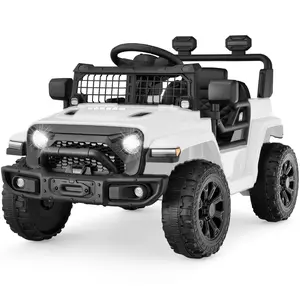 Best Choice Products 6V Kids Ride-On Truck Car w/ Parent Remote Control, 4-Wheel Suspension, LED Lights