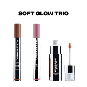 sacheu Soft Glow STAY-N Trio - Cheek, Contour & Liquid Glow STAY-N