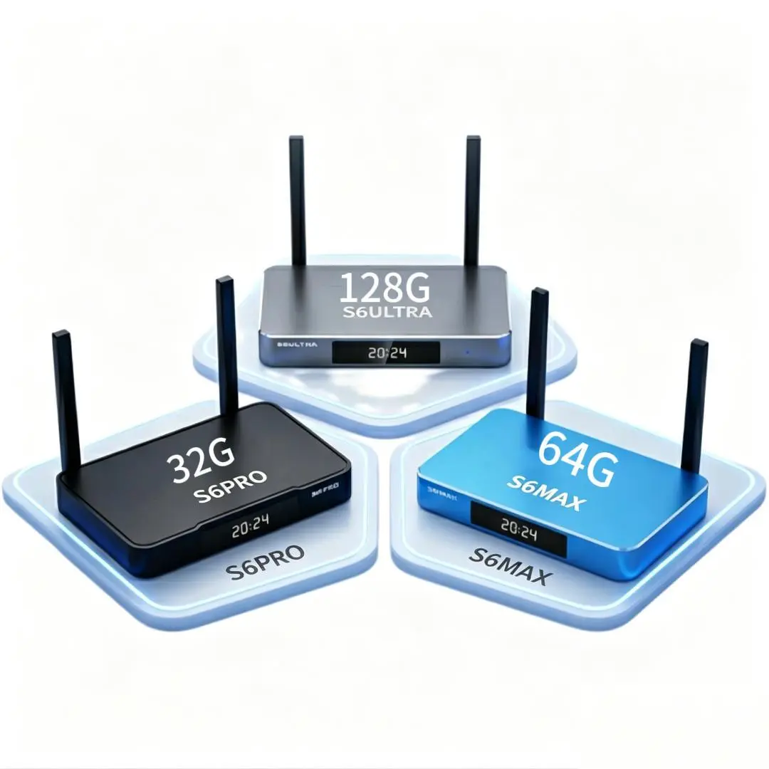 S6 Series TV Box, Audios-Compatible Home Entertainment Essential