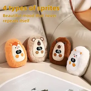 Cute Plush Hand Warmer with 3 Temperature Settings, Portable Heating Pad, Smart Auto-Off, Claw Touch Feedback, Ideal Gift for Women