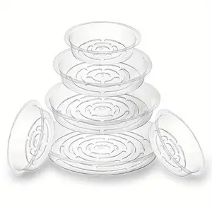 20pcs Plant Saucers Of 6, 8, 10, 12in Plant Drainage Trays, Premium Plant Saucers for, Outdoors, Indoors, Collects Flower Pot Drainage