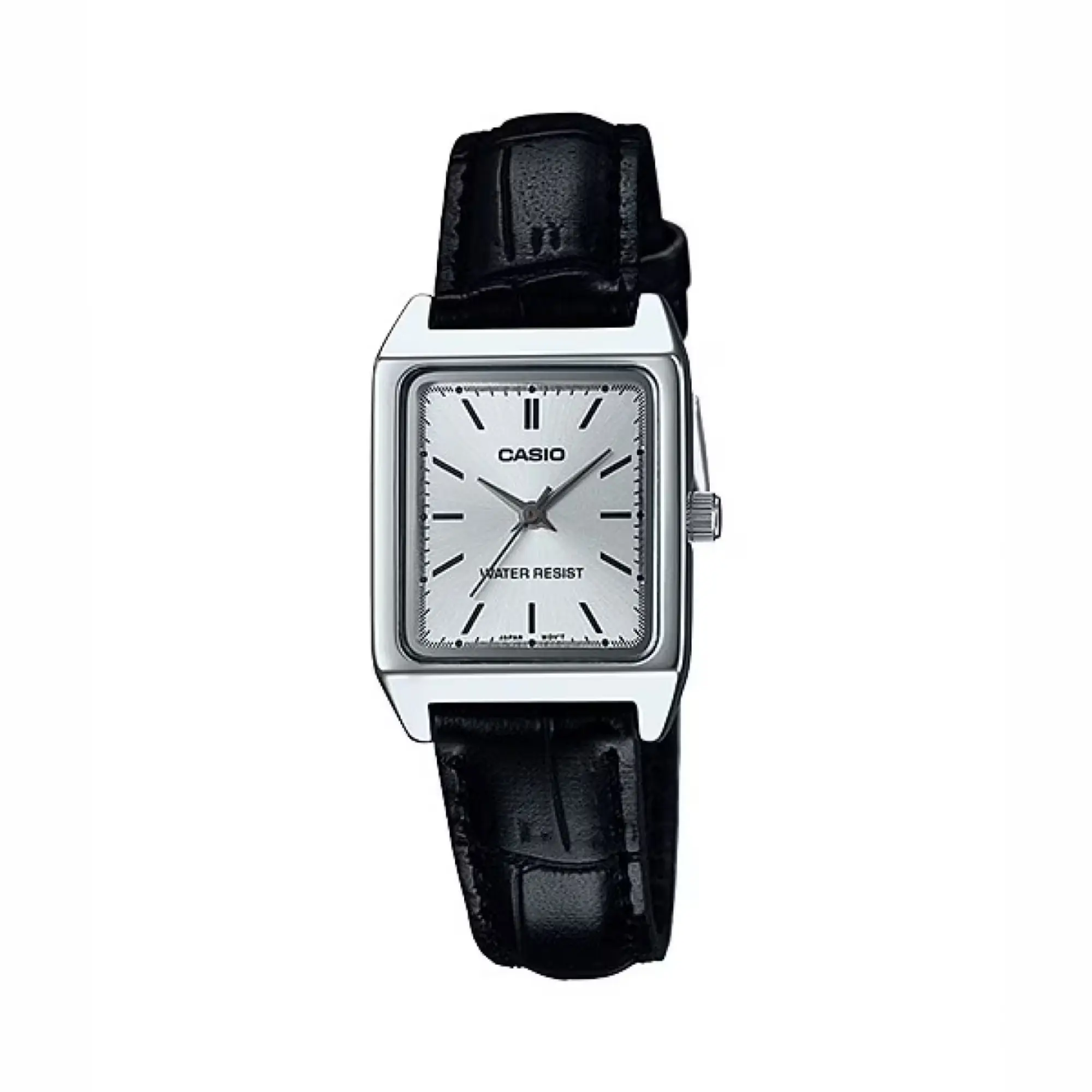 Casio Women's Black Analog Watch with White Dial - LTP-V007L-7E1UDF