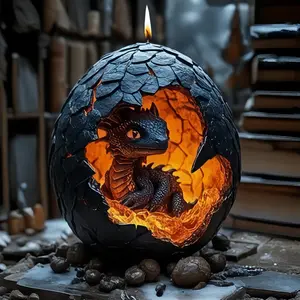 Dragon Theme Scented Candle Mold, Detailed Dragon Sculpture Design, Perfect for DIY Candle Making, Crafts, Home Decor, Gift Ideas, Handmade Gifts, Durable