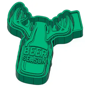 Deer Season Freshie Mold & 3D Printed Mold Housing Option