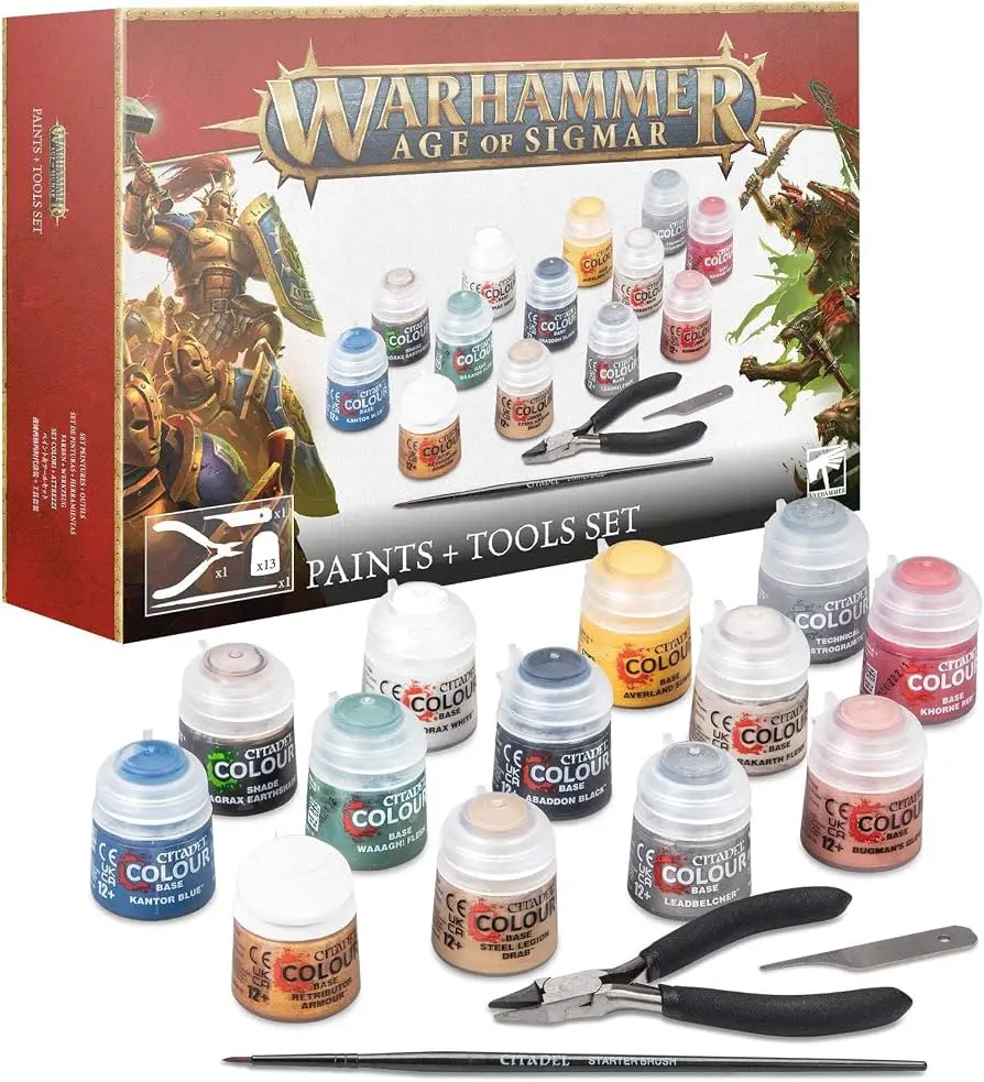 Age of Sigmar: Tools Set+Set Peintures+Outils
