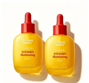 EQQUALBERRY Vitamin IlluminatingSerum -Brightening Vitamin C Serum withNiacinamide |Strengthens skin barrierIHydrates using Ceramide and HyaluronicAcid, 1.01oz /30ml