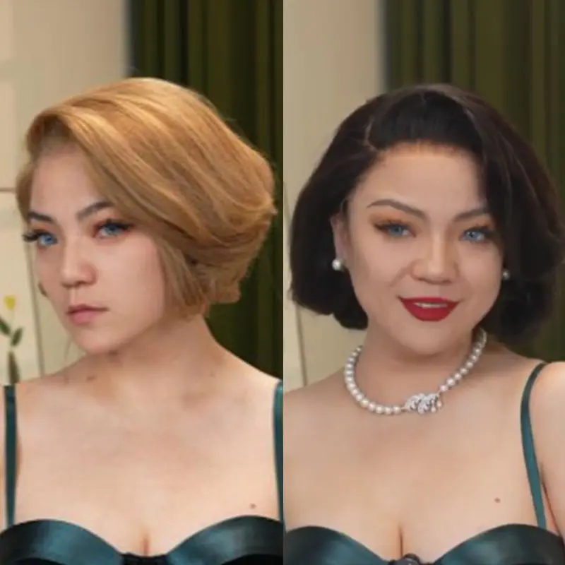 Natural Black+Barbie Blonde