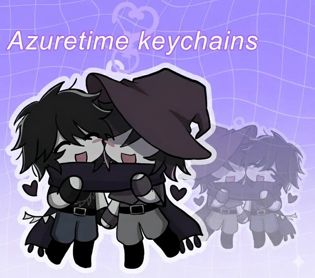 Forsaken Azuretime Keychains, Azure and Two Time Forsaken Keychain, Azure & Two-Time Keyring, Small, Meaningful, And Full Of Character, Unique Keychains That Add Charm To Every Bag And Key.