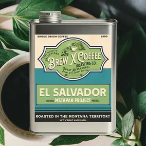 The Brew Coffee Roasting Co. El Salvador Metapan Project Natural Process Coffee 250g Single Origin Authentic Flavors