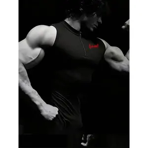 Male Fitted Summer Sleeveless Quick-Dry Sports Shirt, 2026 New Arrival, Comfortable Breathable Casual Gym Workout Top