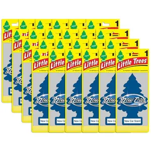Little Trees 24 pc New Car Scent Air Freshener - Freshener Trees for Odor Elimination - 24 Pack of Little Trees Air Fresheners