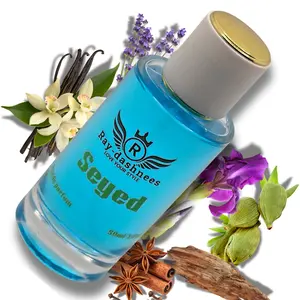 Seyed Eau De Parfum Spray 1.7 oz by Ray-dashnees | Warm Spicy Powdery Woody Vanilla Aromatic Lavender iris Violet Amber Long-lasting 6-10+ Hours Men's Light Musk & Woody Cologne