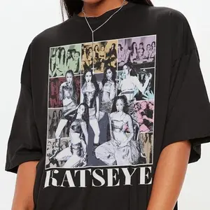 Youth and Adult Katseye T-Shirt, Gnarly Merch Graphic Tee, Touch Katseye Shirt, Beautiful Chaos Album Kpop Fan Tee, Unisex Retro Casual Outfit