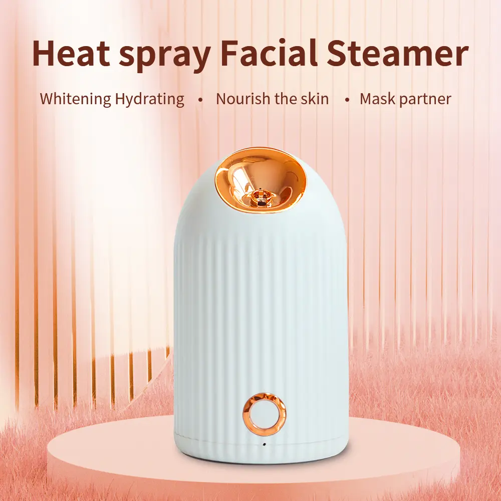 Myvision Nano Ionic Face Steamer - Household Mini Portable Humidifier & Facial Care Beauty Device for Deep Pore Cleaning, Mask Prep, Home Use Whitening, Hot Mist Sauna, Towel Steaming