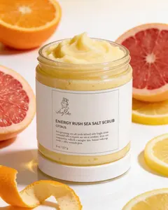 Handcrafted Energy Rush Citrus Sea Salt Scrub
