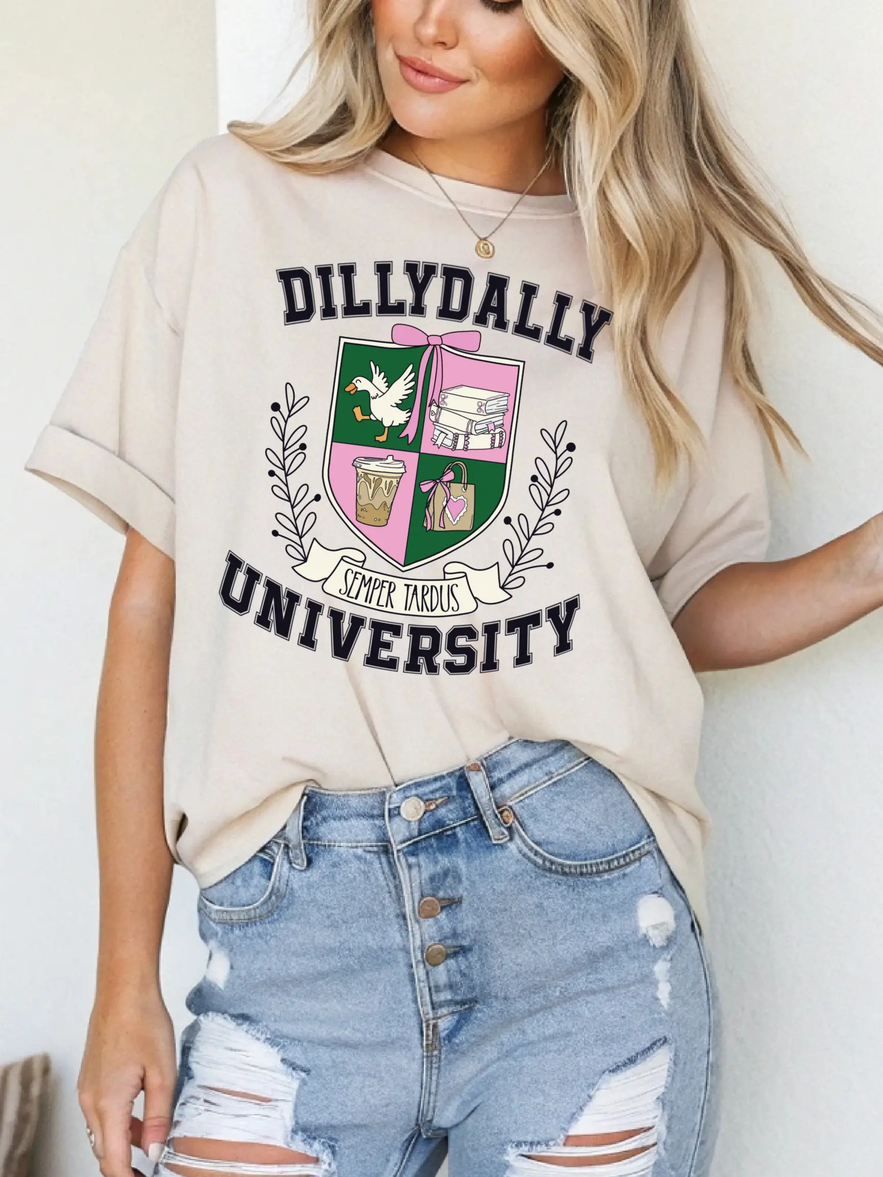 HLT Original- Dilly Dally University Graphic Tee