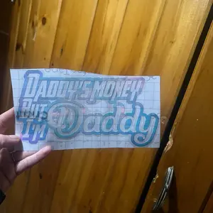Daddy’s but I’m daddy vinyl vehicle window decal Sticker For Cars