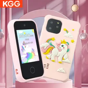 KGG Mini Student Phone, 1 Count Funny Learning Education Tool, Music Puzzle Game Player with Alarm Clock Calculator Flashlight Toy Phone