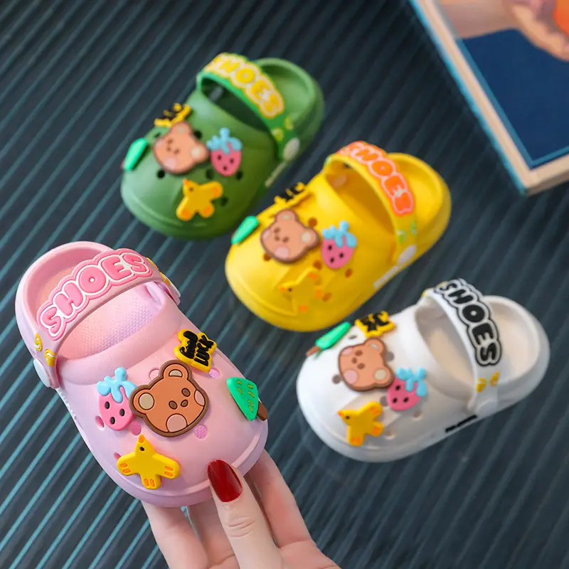 Children's Slippers Girls Indoor Cartoon Cute Sandals Boys Beach Clogs with Fun Character Designs