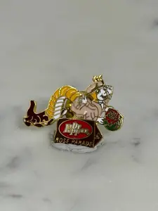 Dr Pepper Rose Parade Pin: Multicolor Enamel - 1997 Collectible Accessory