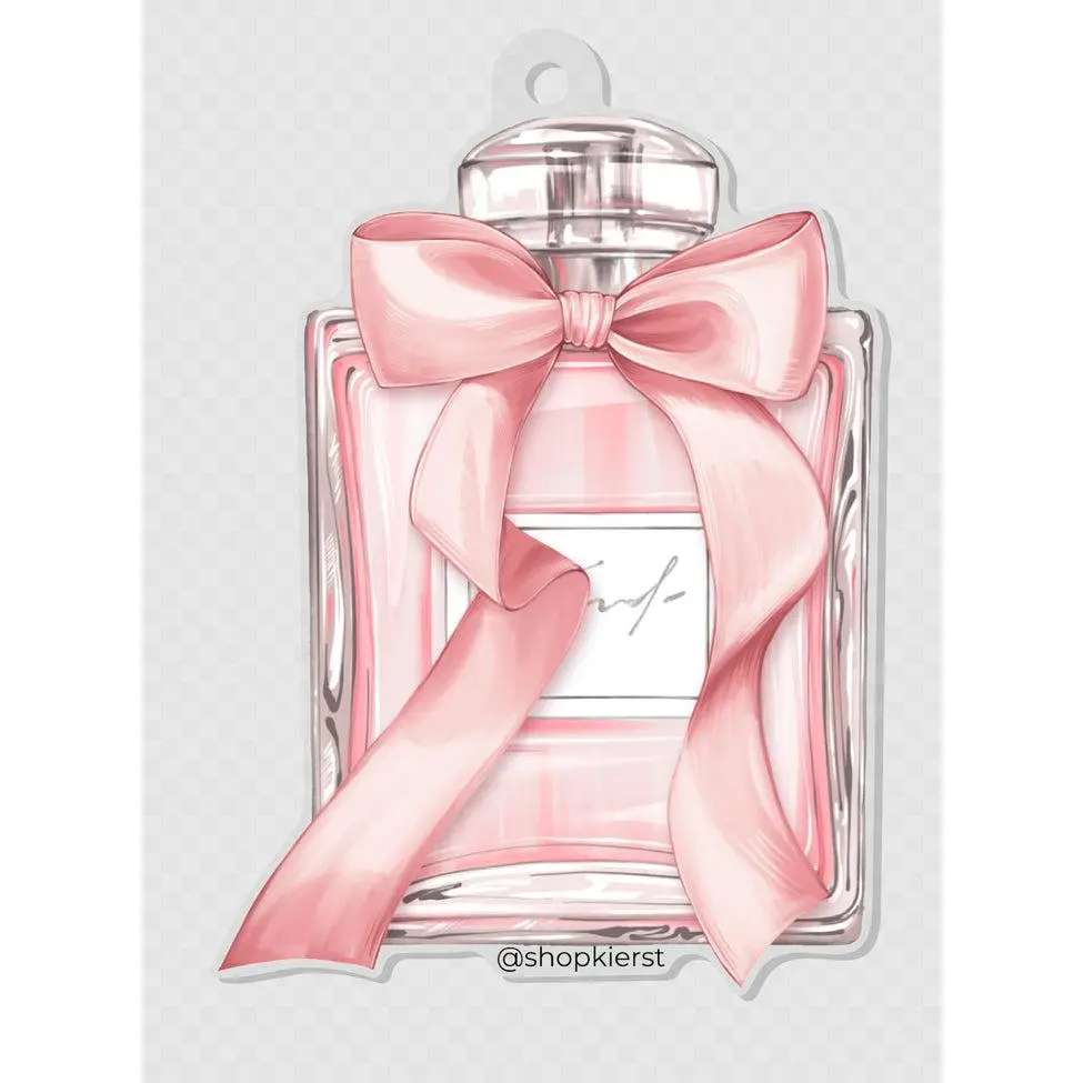 Miss Bow Perfume Keychain