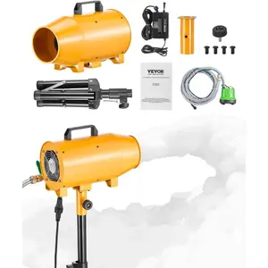 VEVOR Foam Machine, 115 W Party Foam Cannon, Portable Foam Maker with a Tripod Stand, Powerful Foam Party Machine, for Backyard, Pool, Outdoor Events, Birthdays, Celebrations and Party, Grey YellowVEVOR Super Brand Day