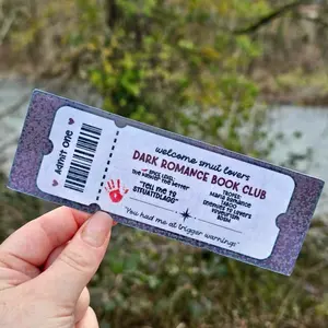 Dark Romance Book Club Laminated Bookmark
