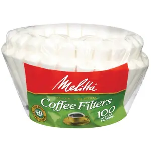 Melitta  100 Count 8 To 12 Cup White Basket Coffee Filters