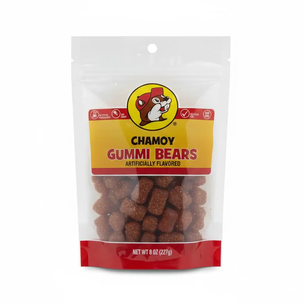 Buc-ee's Chamoy Gummi Bears - Sweet, Tangy Speciality Snack Candy