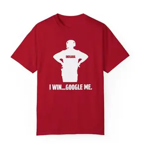 Curt Cignetti Iu Football T-shirt, Indiana College Football Shirt, I Win Google Me Shirt, Gifts For Fan, Unisex Shirt Tops Menswear Cotton