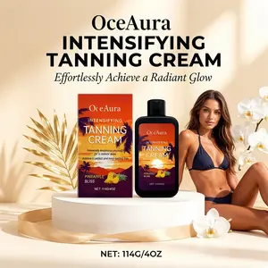 Moisturizing Bronzing Cream for Summer Outdoor Use, Gentle Hydrating and Nourishing, Achieve Natural Tan Glow, Soft and Shiny Skin Care, Sunless Tanning Lotion