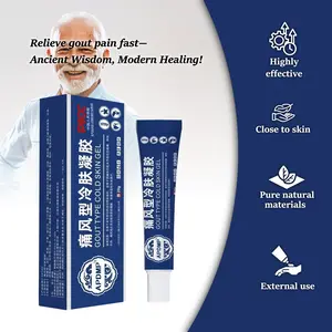 Gout Pain Relief Gel – Cold Compress for Rheumatic Swelling in Knees & Lumbar, Targets Gout Stones, Soothing Cream Formula