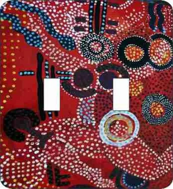 Dream Danc'n Double Switch Plate (African American Double Switch Plate)