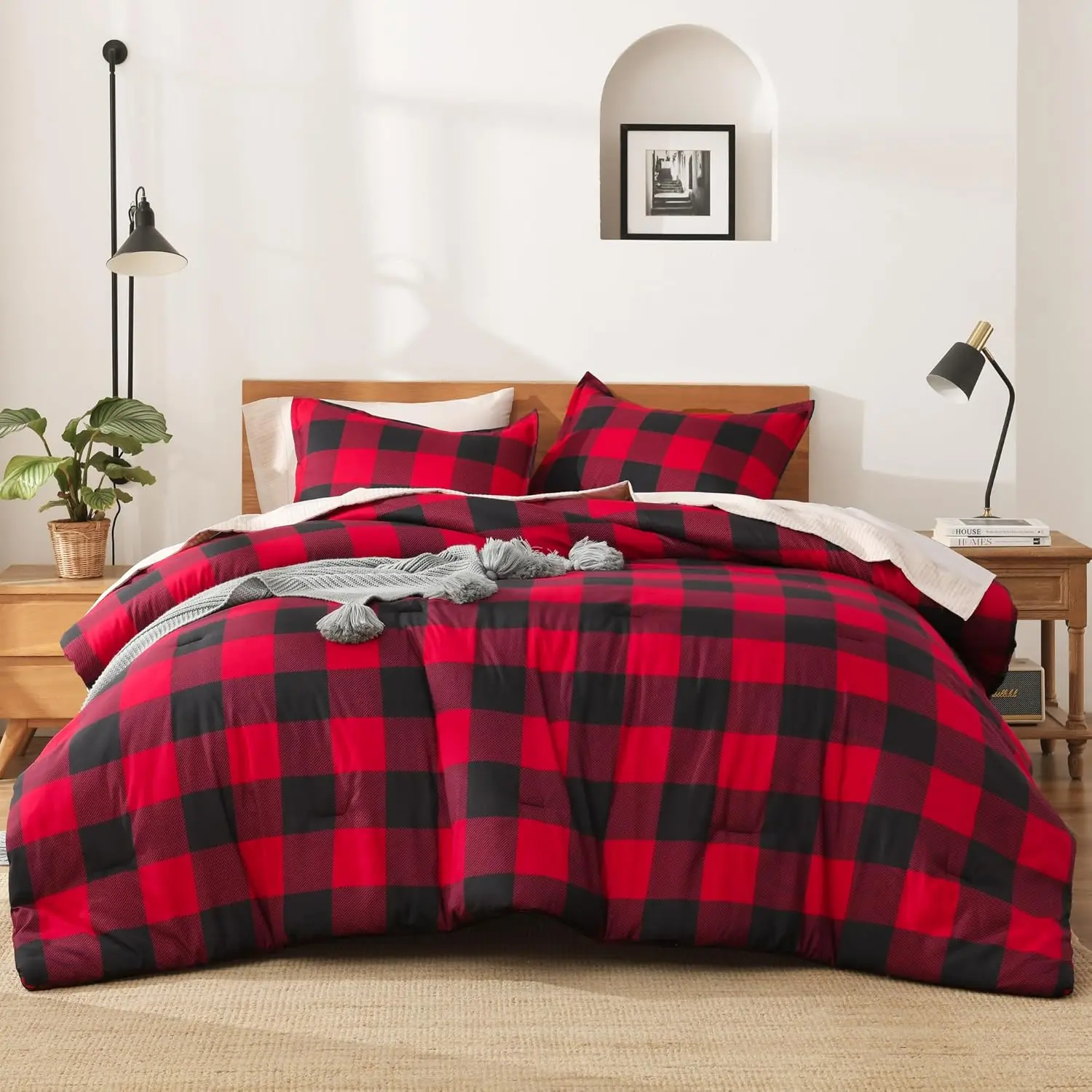 16   Buffalo Plaid   Red Black