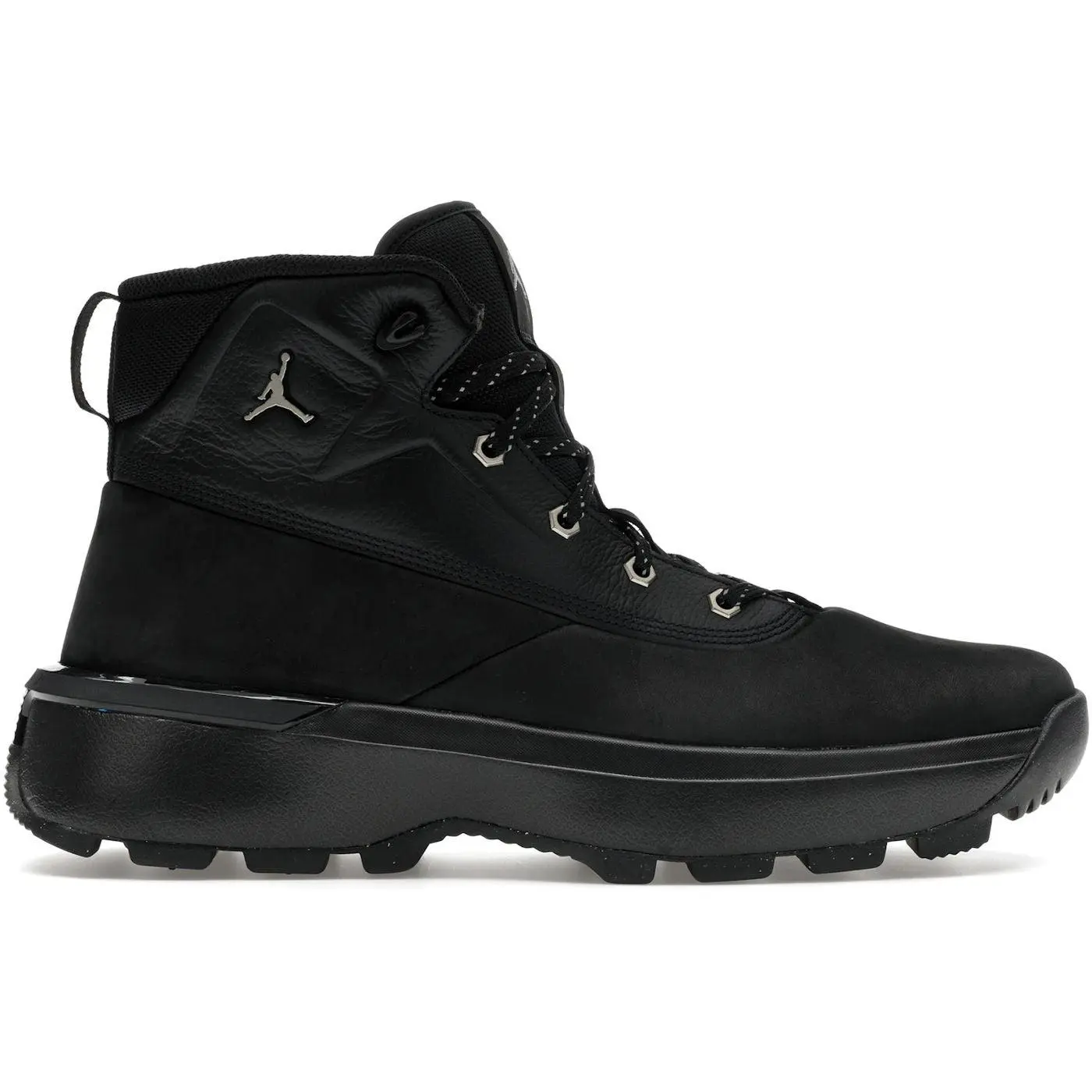 Jordan City Boot Black Metallic Silver