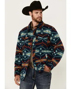 Powder River Outfitters Men's Southwestern Print Shacket - Dm92c04064