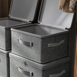 Large Capacity Multi-Functional Foldable Storage Box for Clothes and Fabrics, Durable Design Saving Space, Home Organization Solution