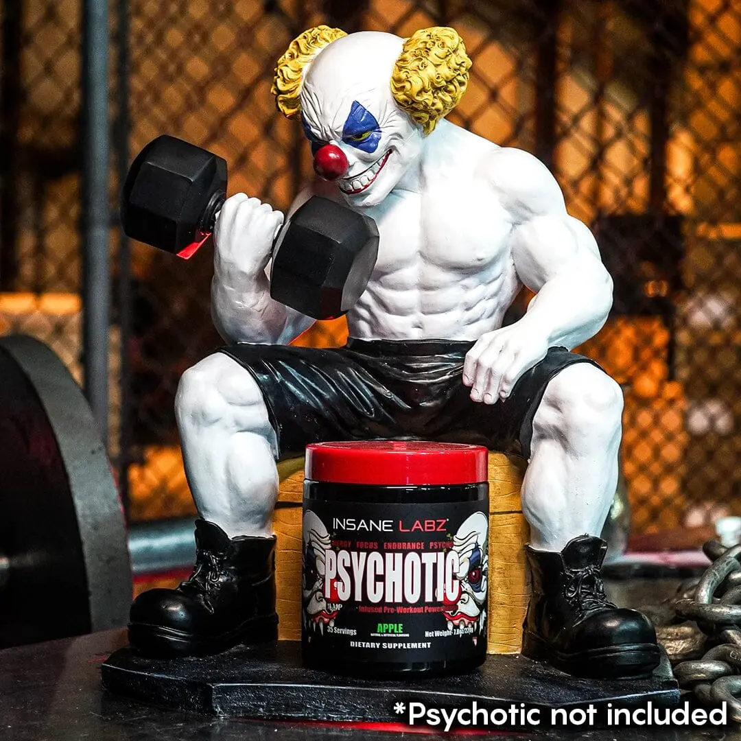 Insane Labz 6ix the Clown Bodybuilder Statue