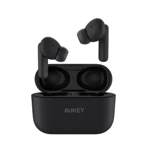 AUKEY TWS Wireless Bluetooth Earphone EP-M1S Black Audio Earbud with 7 Hours Battery Life & IPX5 Waterproofing for AirPods Pro 2 & 3 Generation