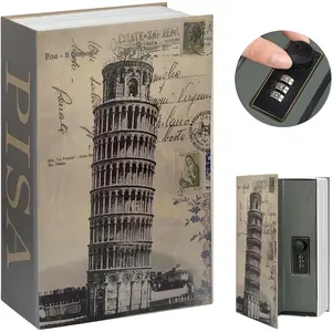 A Cleverly Designed Book Safe That Resembles a Real Book, Featuring a Password Lock for Securing Cash, Important Documents, And Other Valuables, Ideal for Use at Home, in The Office, Or While Traveling, Anti Theft Safes