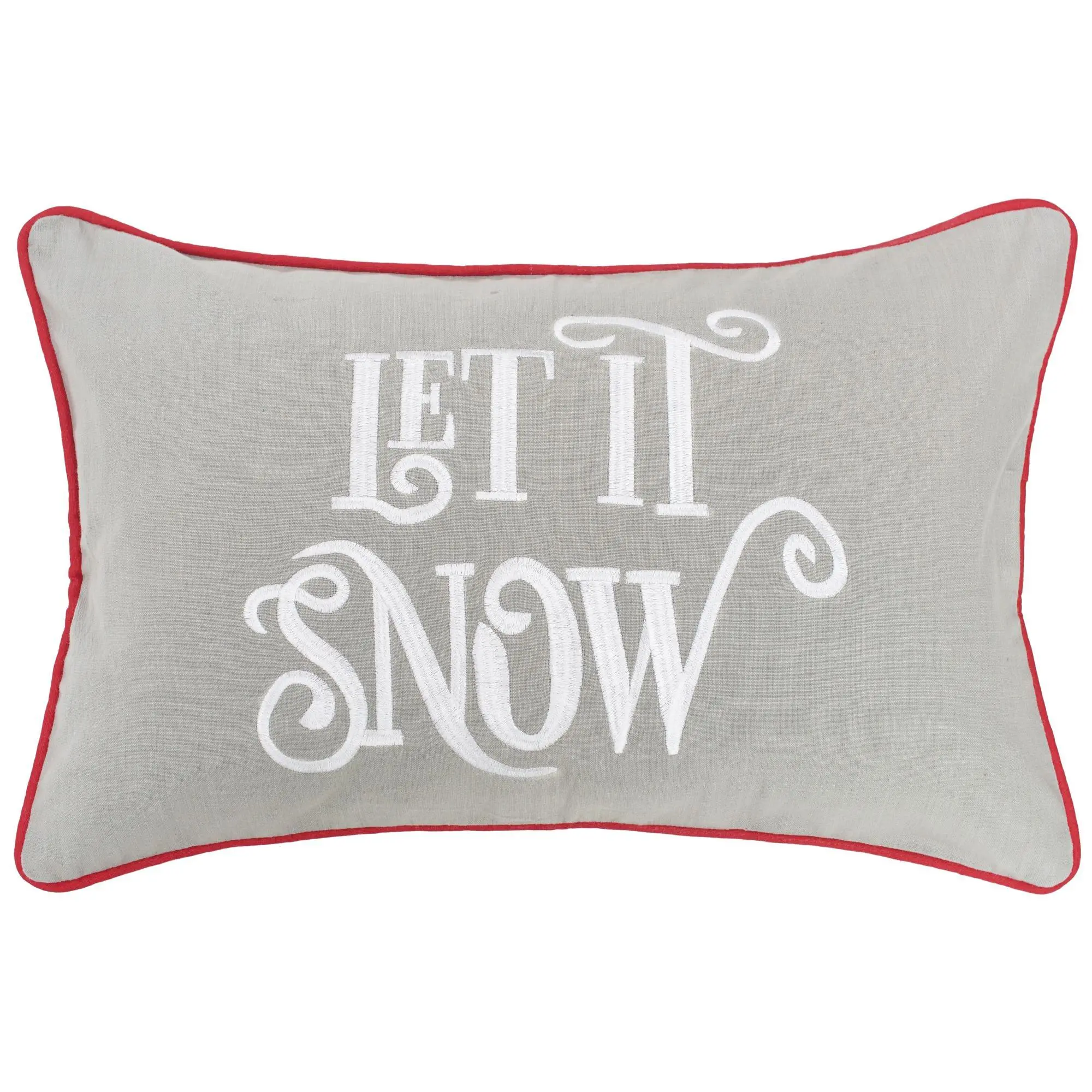 C&F Home 22" x 14" Let It Snow Printed Throw Pi llow