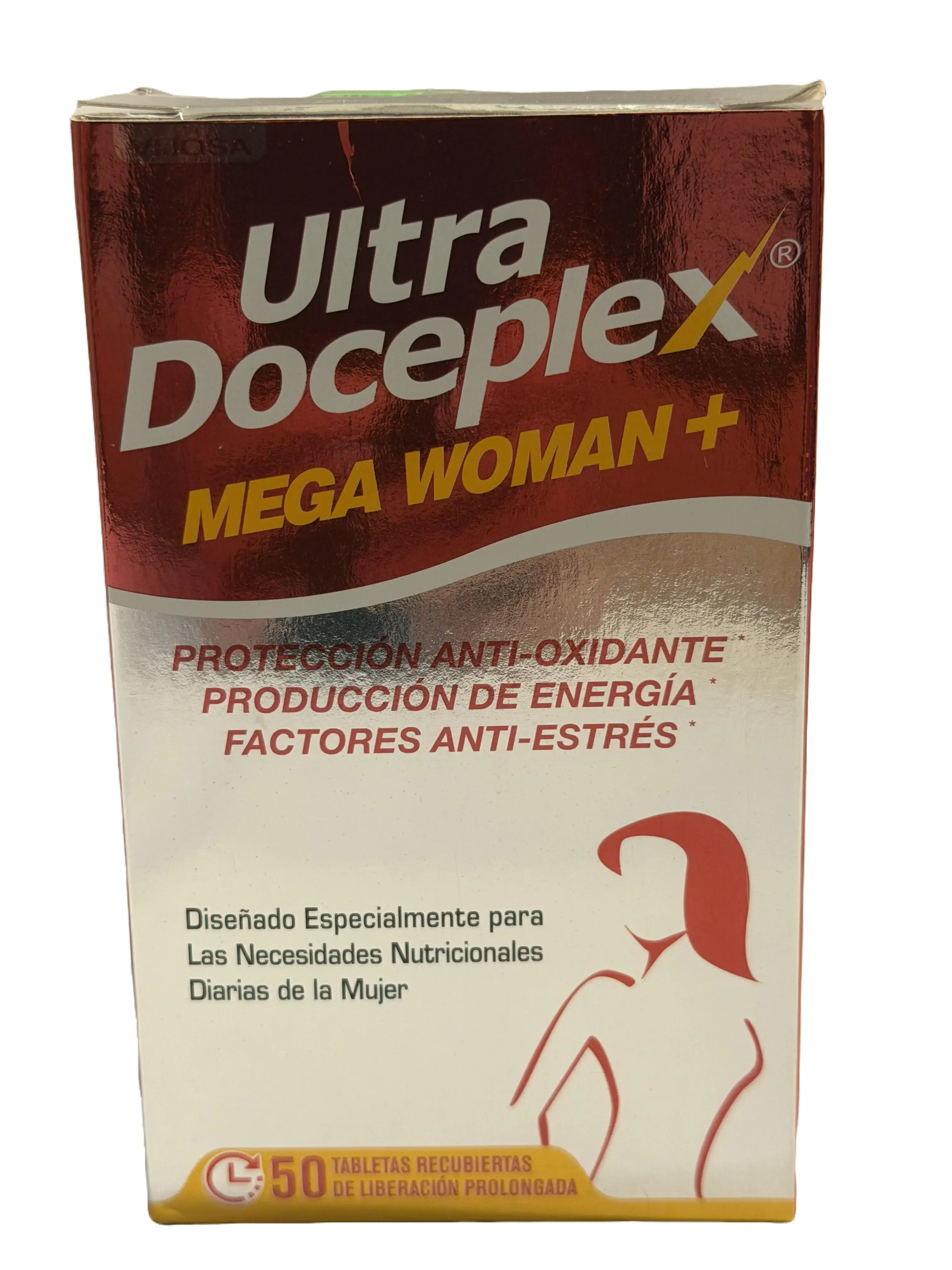 Women's Ultra Mega Edible Antioxidant, Energy & Anti-Stress Vitamin Supplement - With Vitamins A,C,D,E,K,B1,B2,B3,B6,B12, Folic Acid, Iron, Calcium, Biotin - Dietary Healthcare Product Wellness